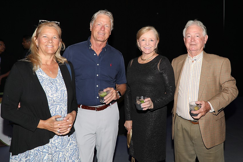 Vicki and Steve Lauber with Phyllis Black and Jim Brown
