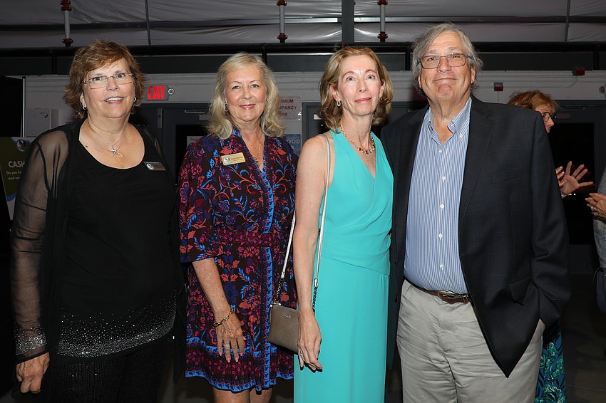 Cynthia Craig and Linda Mitchell with Debra and Tim Williams