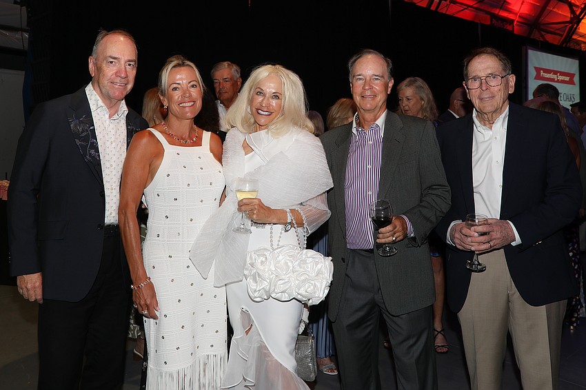 Brendan and Nicola Doyle, Marcia and David Gutridge and Casey Dean