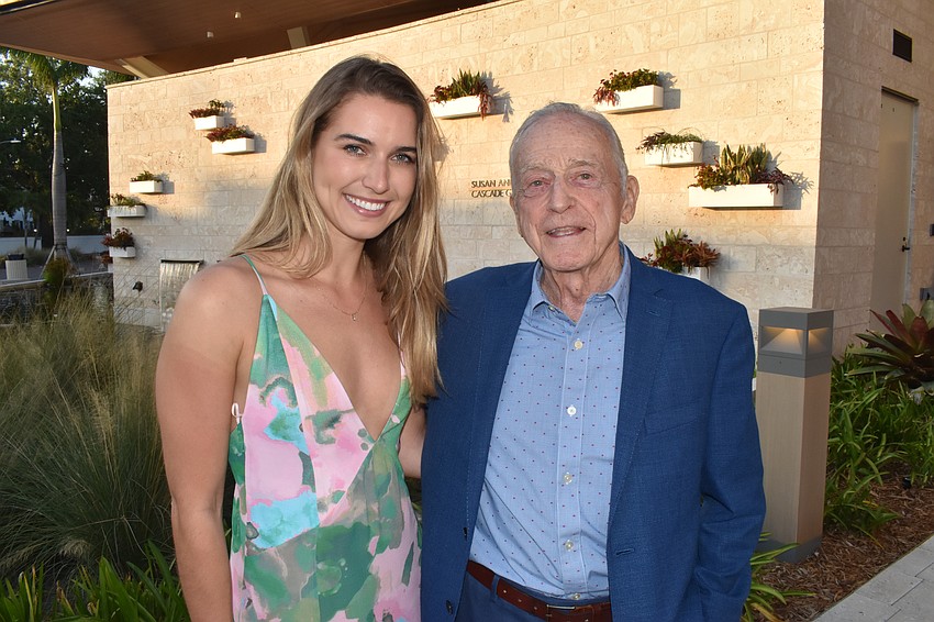 Lauren Schinnow of Architecture Sarasota and original Sarasota School of Architecture member Carl Abbott.