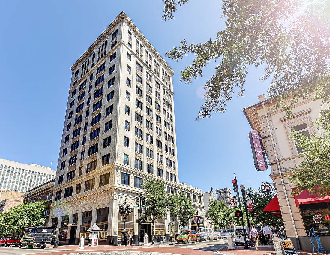 The Greenleaf & Crosby Building Downtown at 208 N. Laura St.