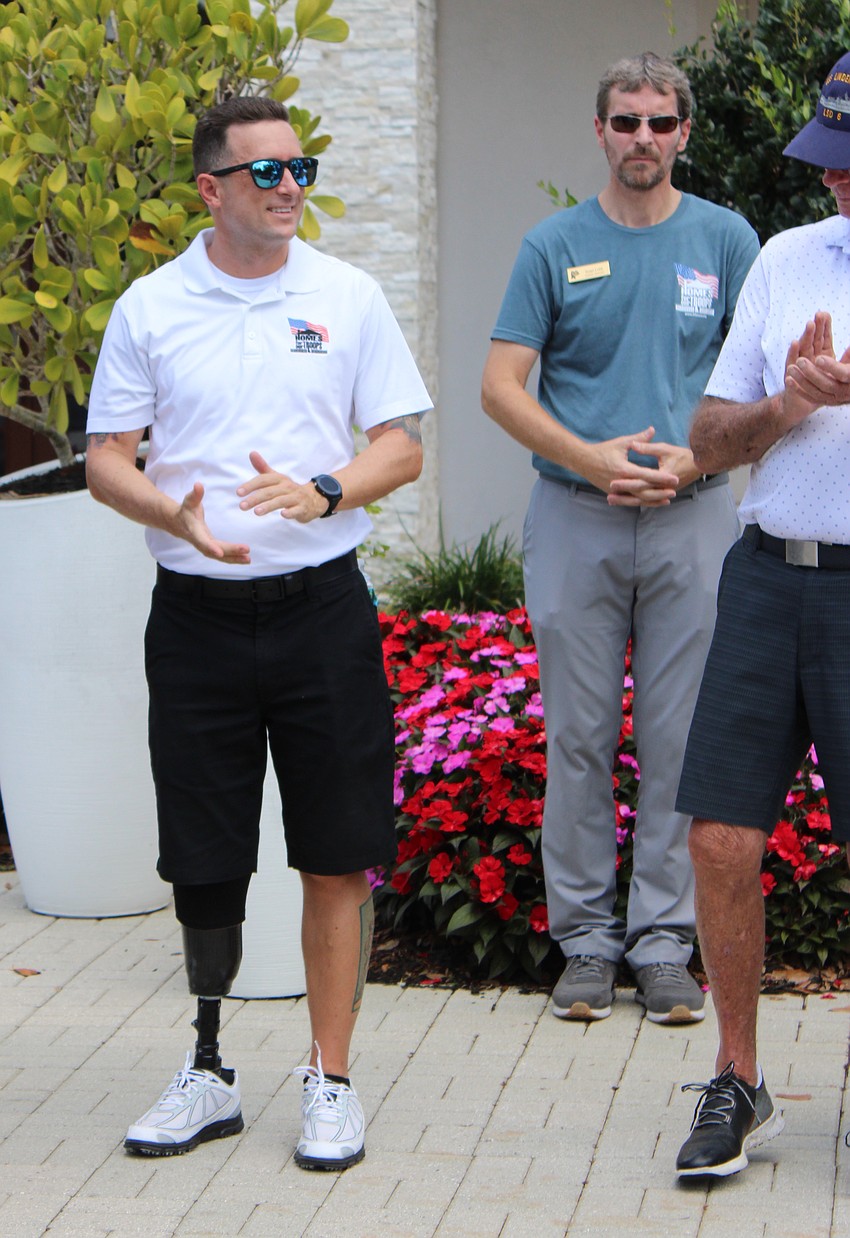 Former Rosedale Golf Classic honoree Bobby Withers, a U.S. Army captain who received an adaptive home in 2016, returned for the 2025 event.