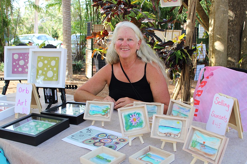 Mary Dice features her felt-work art.