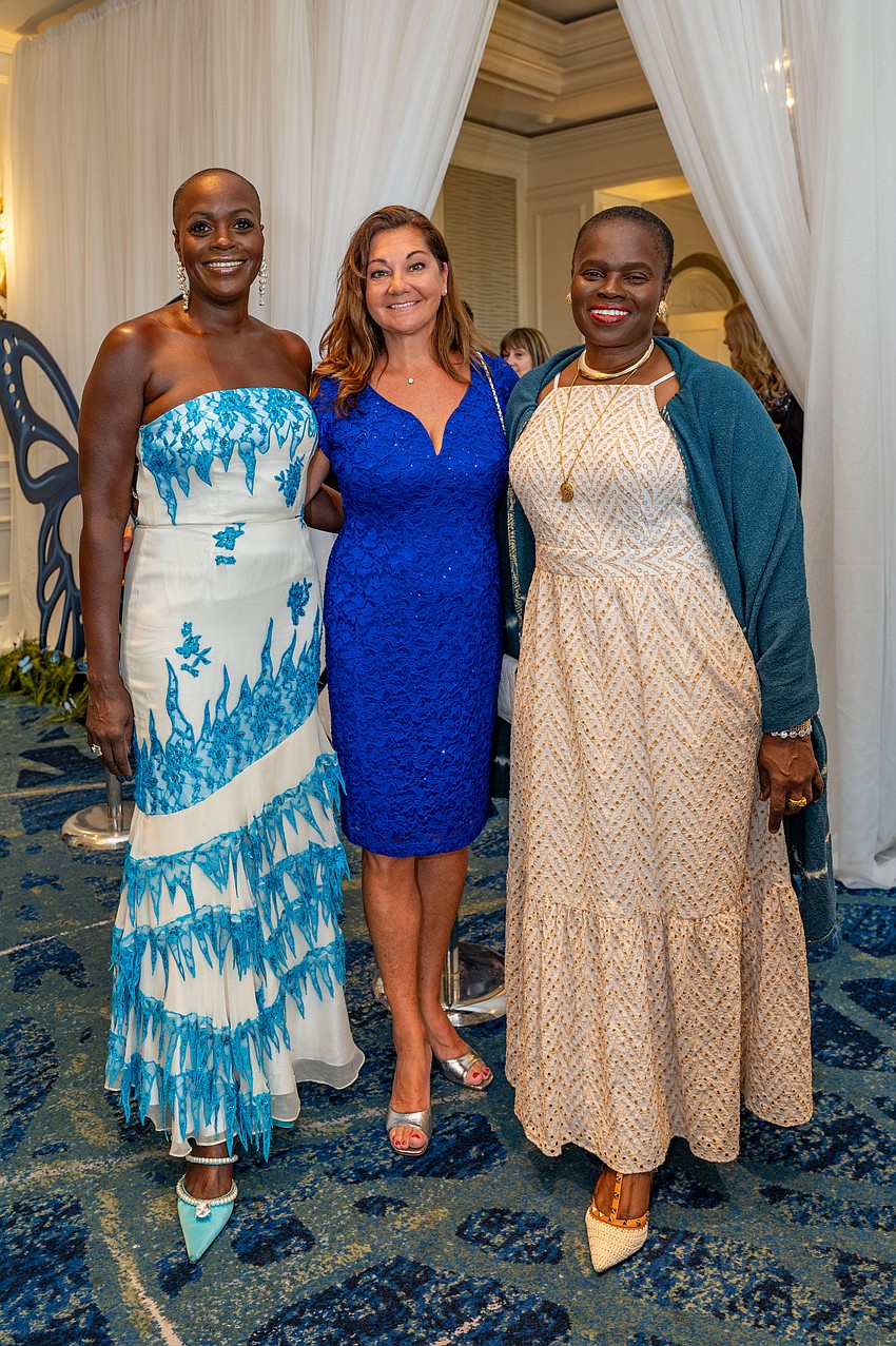 Mariama Levy, Liz Crawford and Ranya Kargbo