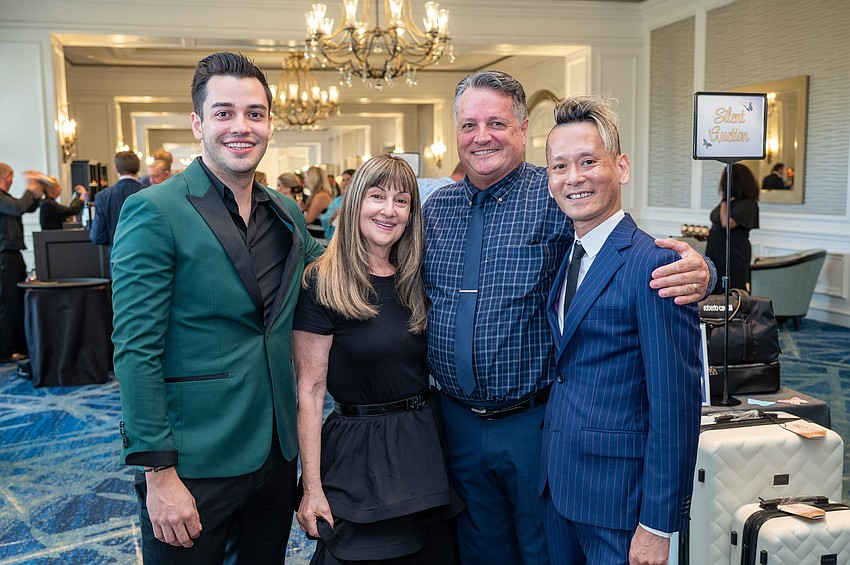 Jason, Elizabeth and Dino Klamson with Jeffrey Karasawa