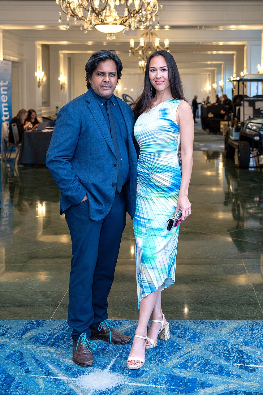 Anand Pallegar and Julia Groom