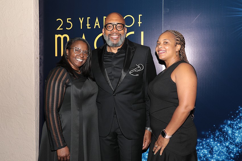 Teresa and Trevor Harvey with Katressa Wilson