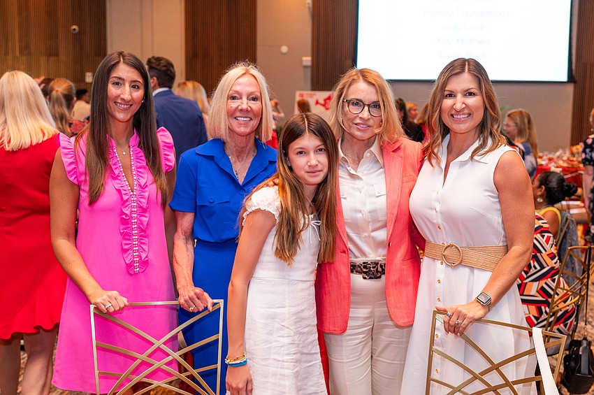 MacKenzie Laurie, Lynn Morris, Ella Ferrara, Kim Ogilvie and Laura Ferrara