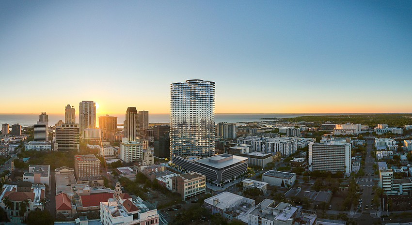 Suffolk Construction is working on the Residences at 400 Central in St. Petersburg.