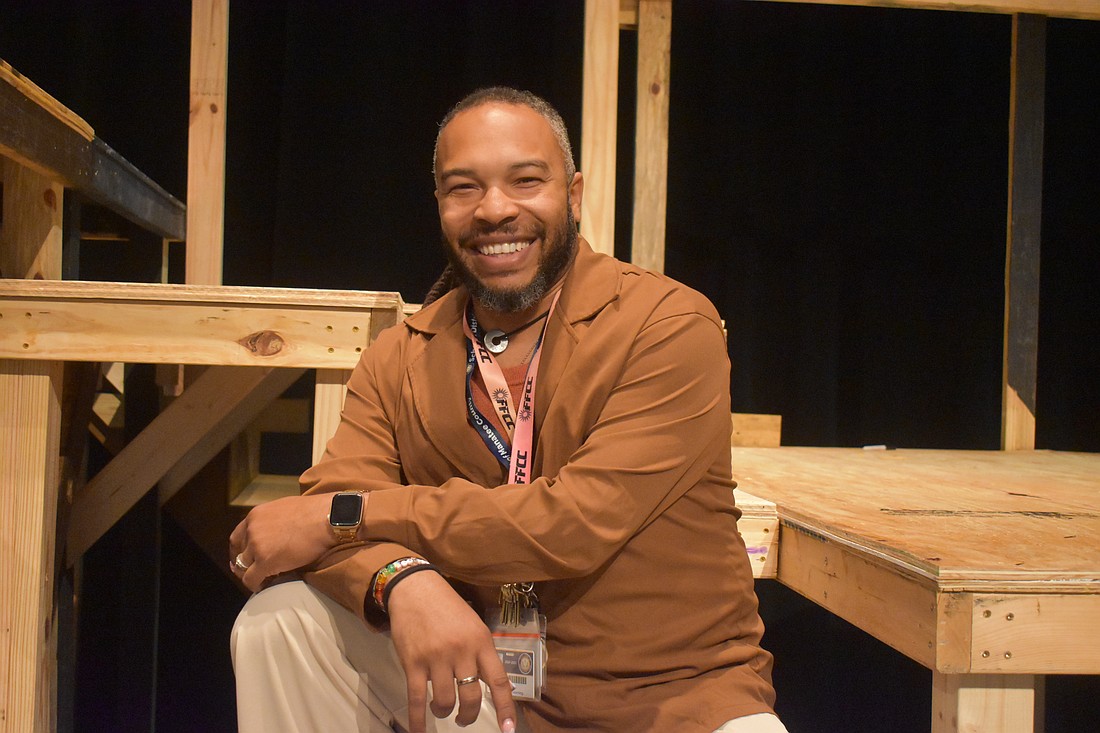 Ricardo Robinson-Shinall has worked in the Braden River High School theater department since 2016.