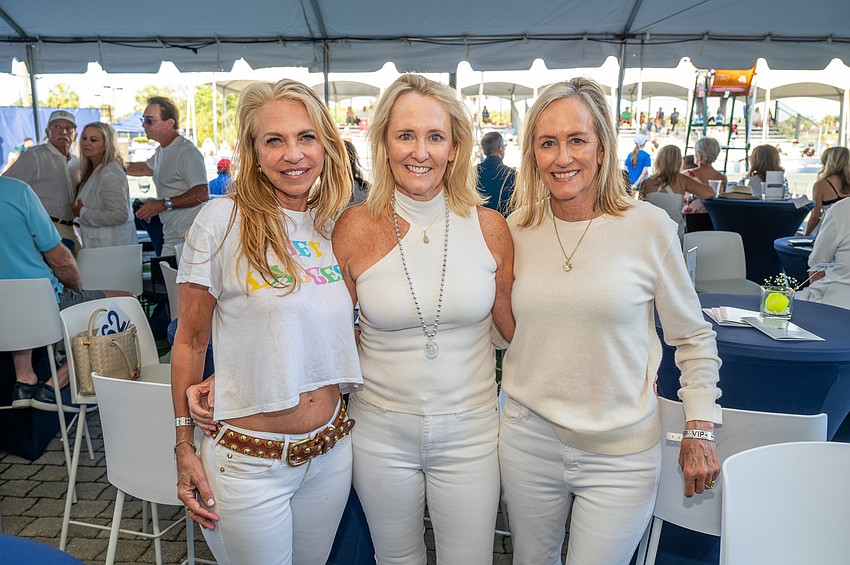 Gina Arias, Event Co-Chair Amy Lyons and Kathy Rosenberg