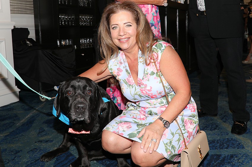 Katie Walters with 5-year-old Sid.