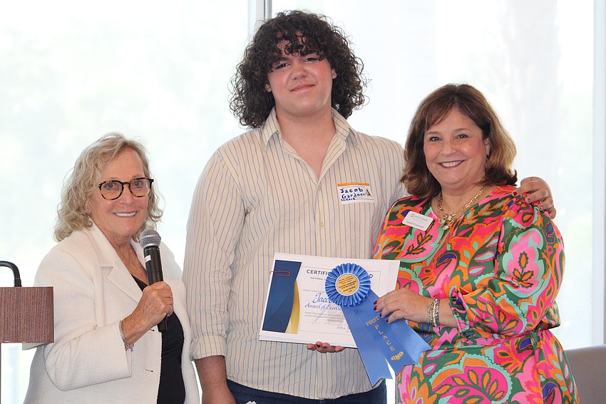 Wilma Davidson, Jacob Gardner and Laurel Corriveau