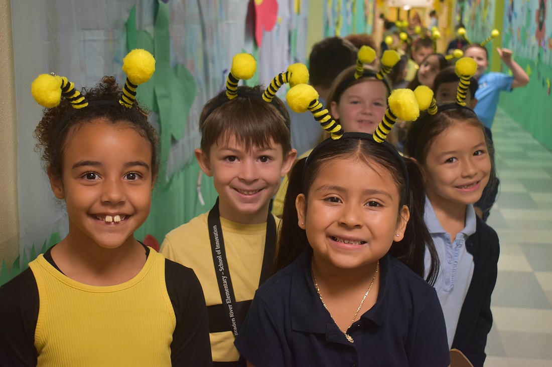 Antonella Imperiale, Sebastian Chasey, Naomi Rodriguez and Sarah Arco attended first grade at Braden River Elementary School which was given an A grade for the 2024-2025 school year.