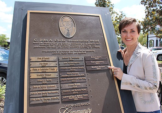 Heather Hackett, the founder of Local Relief, Inc., earned the 2024 C. John A. Clarke Humanitarian Award for her work with her nonprofit.