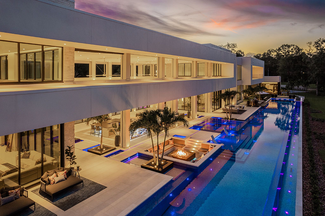 The house at 18725 Jiretz Road in Odessa has been listed for $38.5 million.