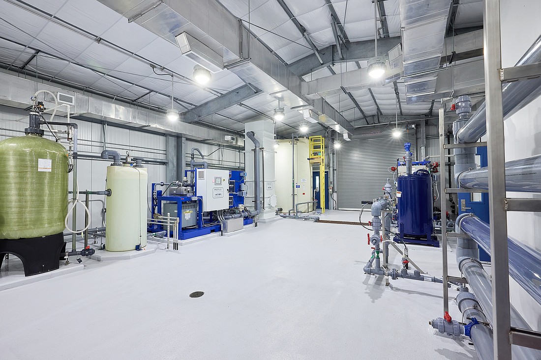 The Clay County Utility Water Treatment Plant.