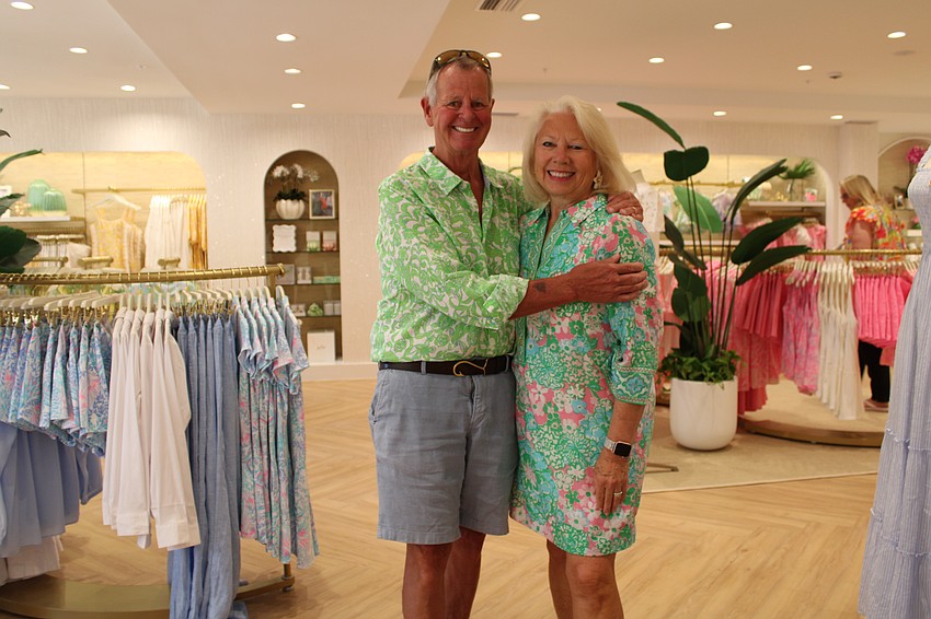 Scott and Gigi Matthews celebrate the reopening.