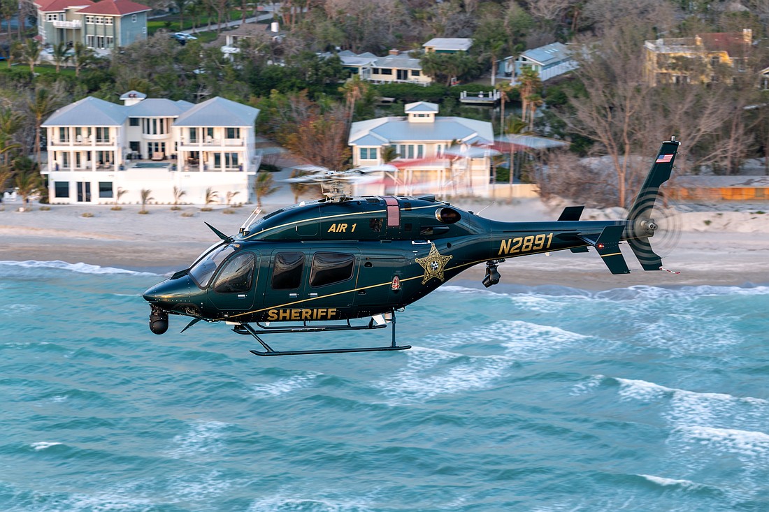 The Sarasota County Sheriff's Office began flying its new Bell 429 helicopter this spring.