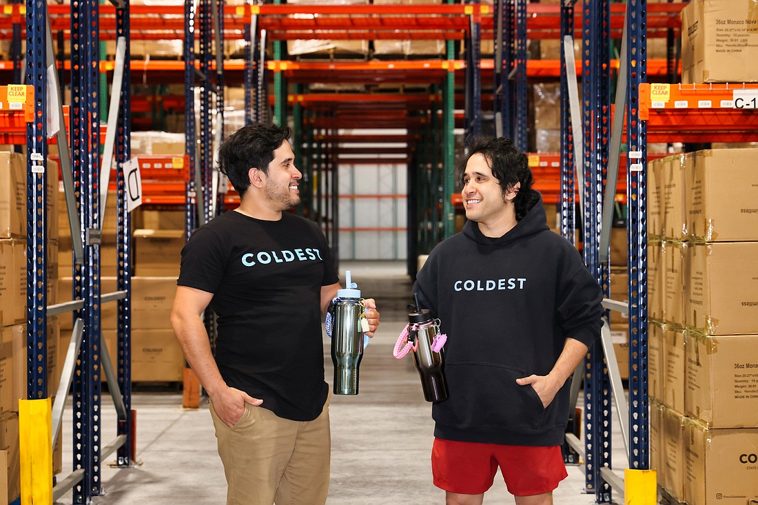 Coldest executives Twins David and Joe Ahmad say they like engineering and problem solving.