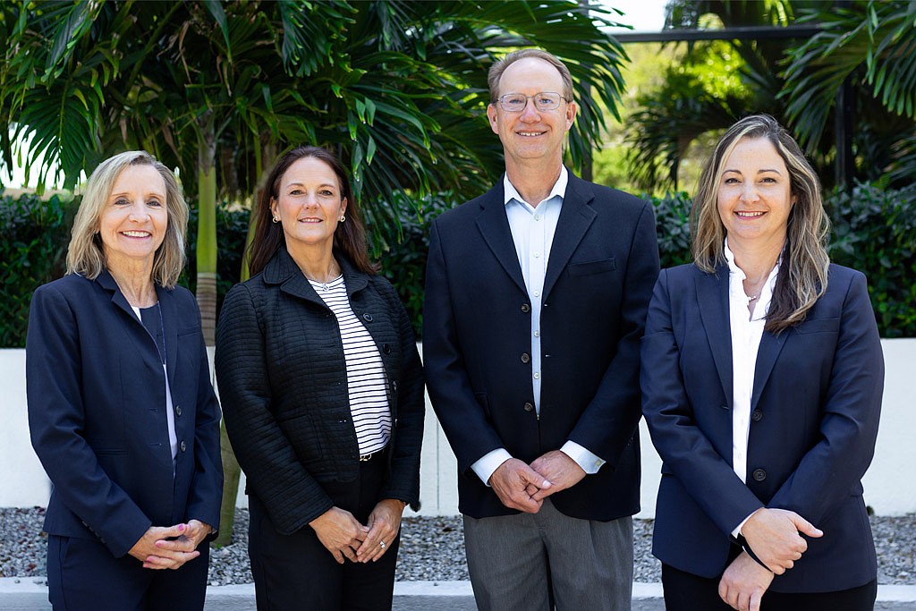 Patriot Select Property and Casualty has entered the homeowner's insurance market. (L-R: Kelly Booten, Emily Craig, John W. Rollins, Marcia Lamb)