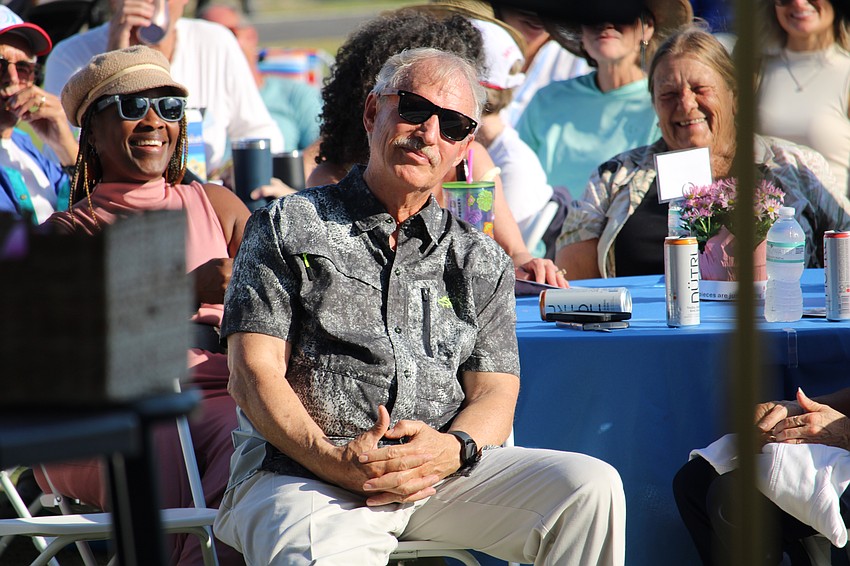 Audience members particularly responded to insider jokes about Florida living.