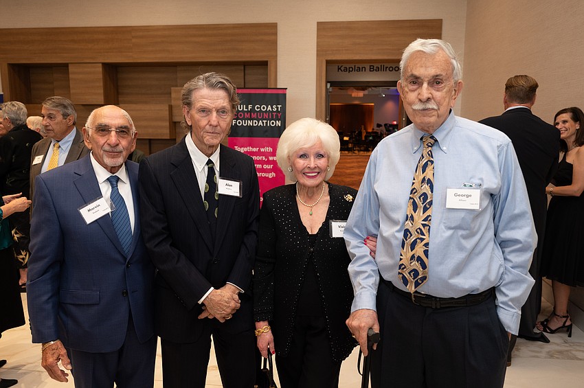 Marvin Kadesh, Alan Watkins, Vivian Kouvant and George Allison
