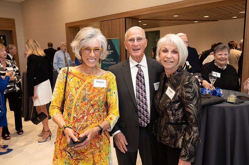 Deborah Van Brunt with Larry and Debbie Haspel