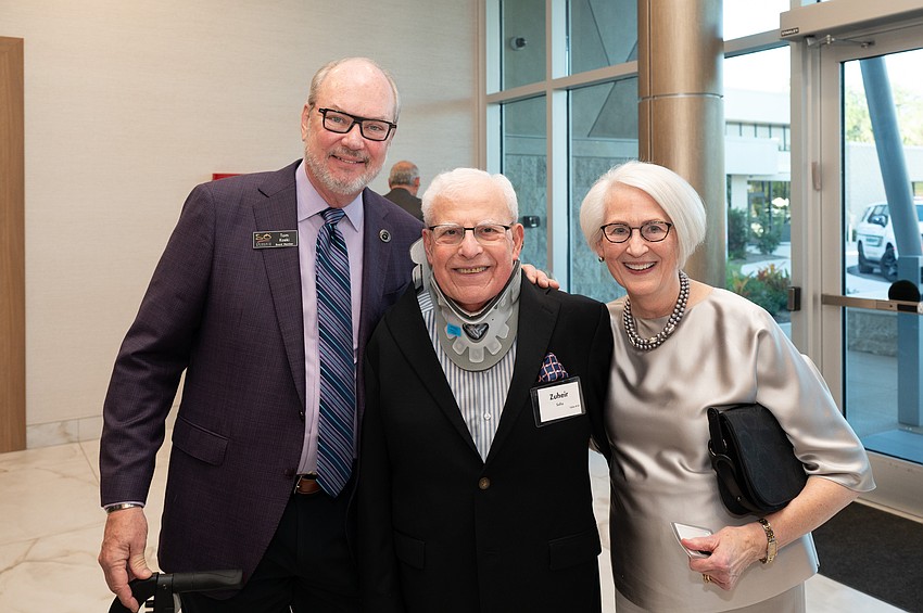 Tom Koski with Zuheir and Susan Sofia