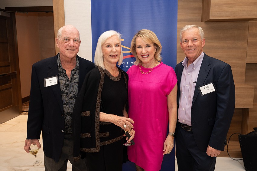 John and Mary Ann Meyer with Teri Hansen and David Sessions