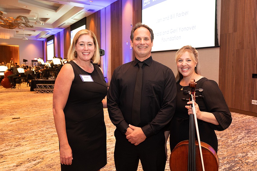 Kristin Fulkerson, John Miller and Natalie Helm