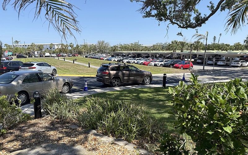 This parking lot at Plymouth Harbor will be the site of its planned expansion.