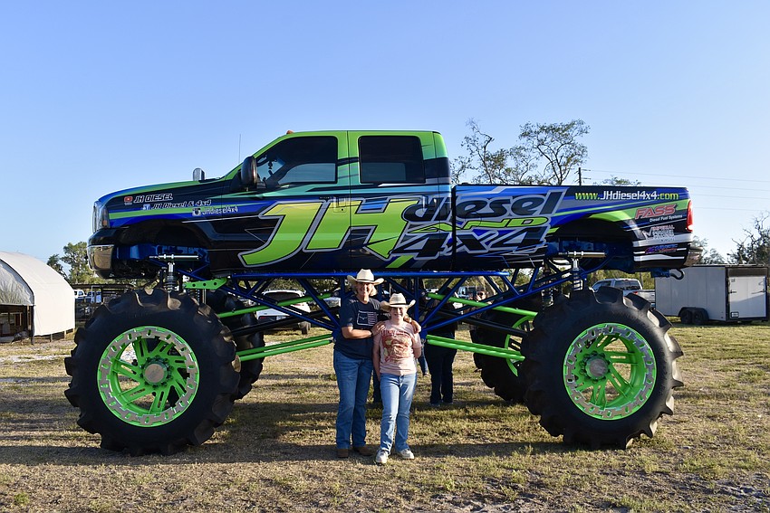 Myakka City's Jolene Darbonne and 11-year-old Jayne Pecora have never been to a rodeo before and are happy to attend one so close to home.