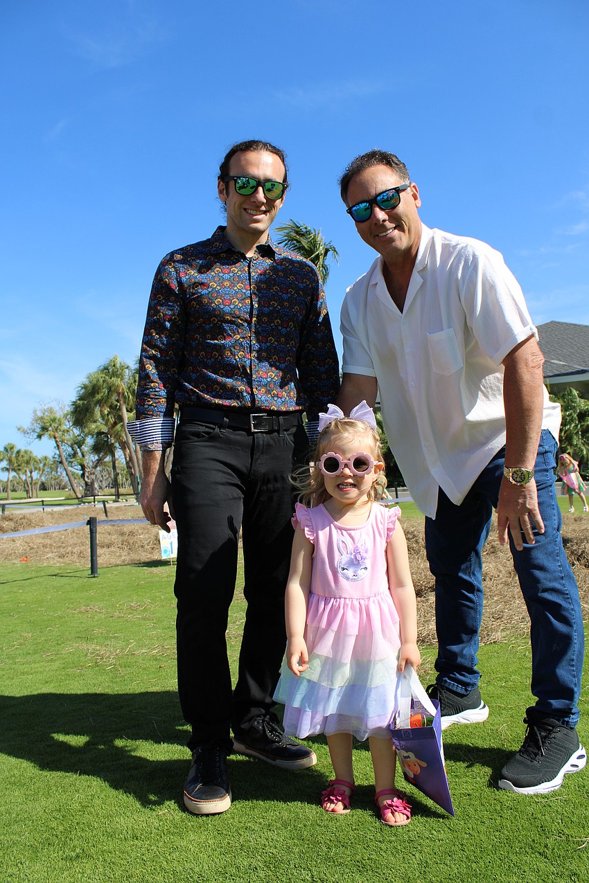 Coming to the Longboat Key Club Resort for Easter has become a multi-generational tradition for Matthew, Larry and 2-year-old Violet Ziff, along with the rest of the family.