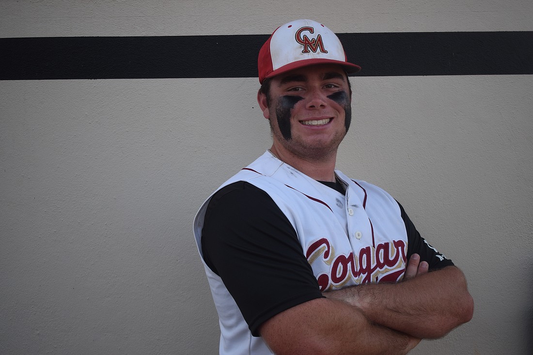 Cardinal Mooney senior Tanner Jackson leads the Cougars with a .388 batting average this season.