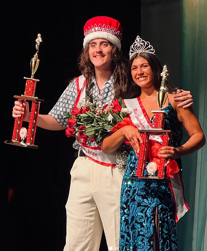 Chris Ward and Caley Linzmayer are Mr. and Miss Seabreeze 2025-2026. Courtesy of Seabreeze High School