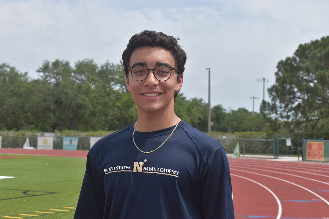 Vicente Rivera, a senior at Lakewood Ranch High School, has been accepted into the United States Naval Academy in Maryland, which has a 9% acceptance rate.