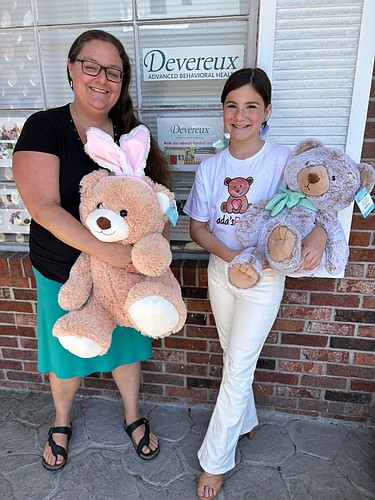 Nicole McAtee, service center director at Devereux Advanced Behavioral Health, and Gianna Capri. Courtesy photo
