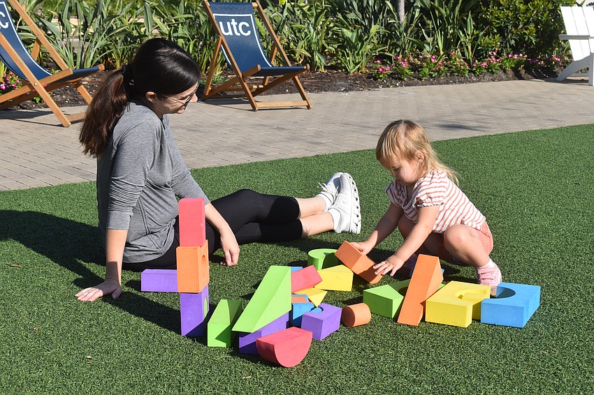 Rebekah Bragg and her daughter Vivian enjoy their alone time while Vivian's older sisters are at school.