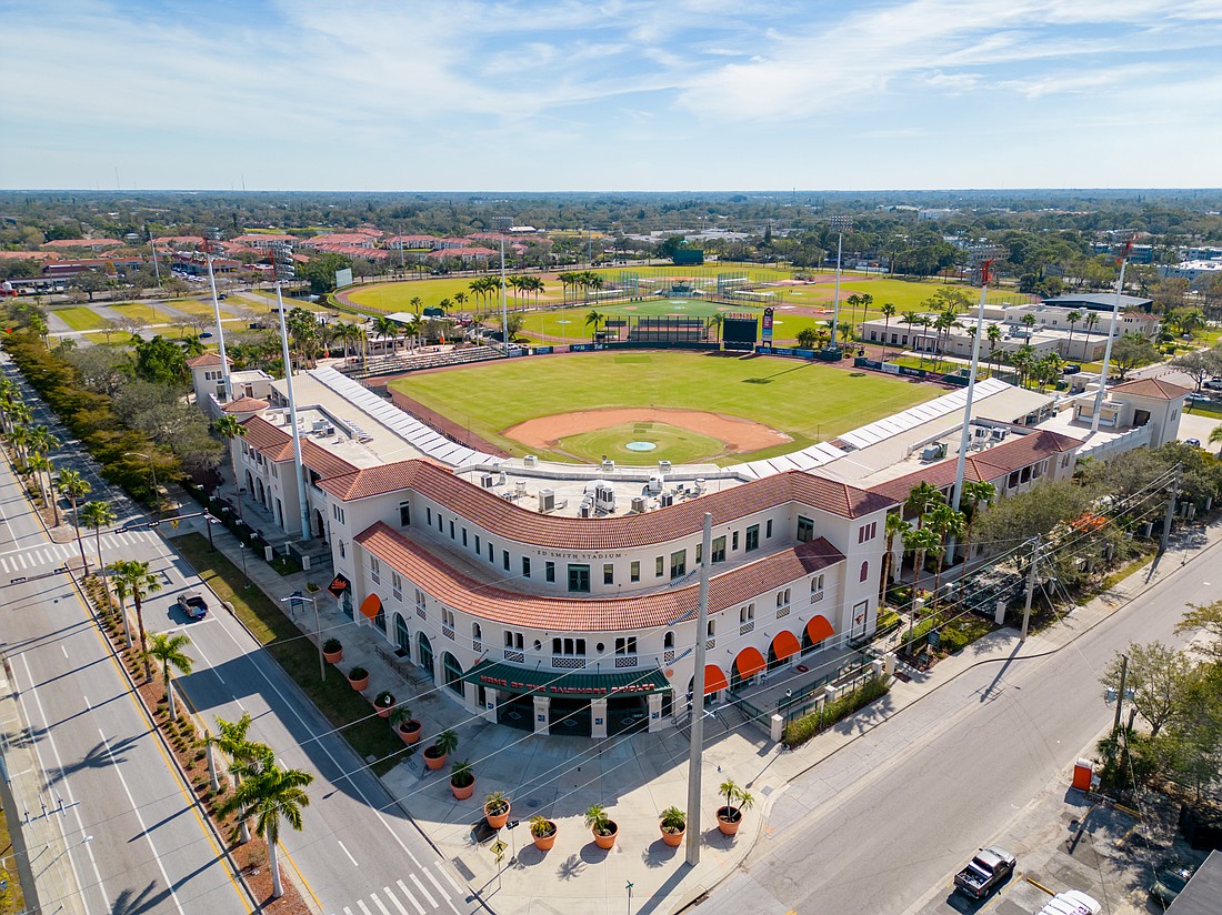 Ed Smith Stadium opened in 1989.
