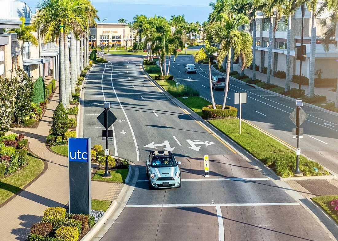 University Town Center Sarasota spans more than 4 million square feet with six districts of shopping, dining and office space.