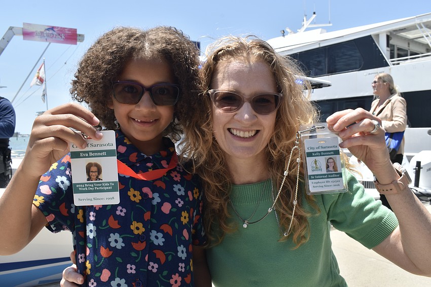 Eva Bennett, 6, and her mom Kelly Bennett