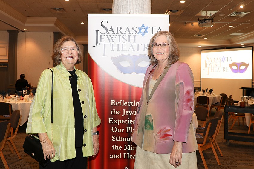 Cindy Balistreri and Susan Burke are excited to honor their friend Nancy Roucher at Michael's On East.