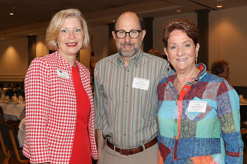 Beth Duda with David and Patti Wertheimer