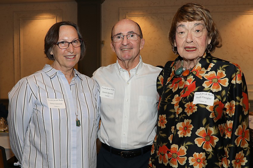 Ilene and David Denton with Ruth Fleegler