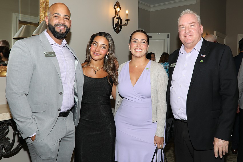 Hector Fernandez and his daughter Kya with Alegna Urbay and Tim Wagner