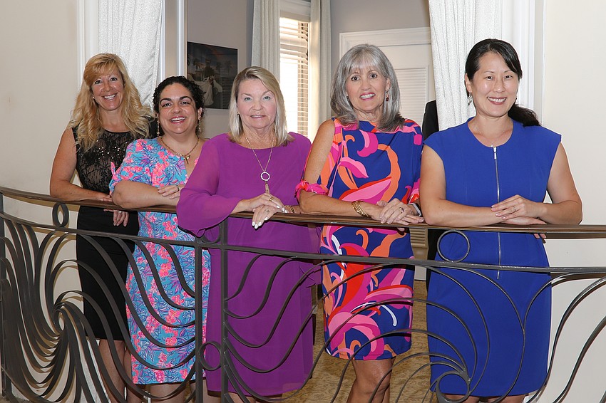 Jennifer Fritch, Jessica Simms, Kamala Martinez, Gina Taylor and Jeannie Baik