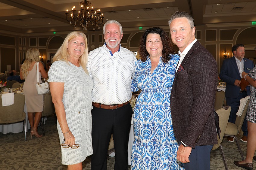 Cindy and Don Haggerty with Bianca and Richard Lawrence