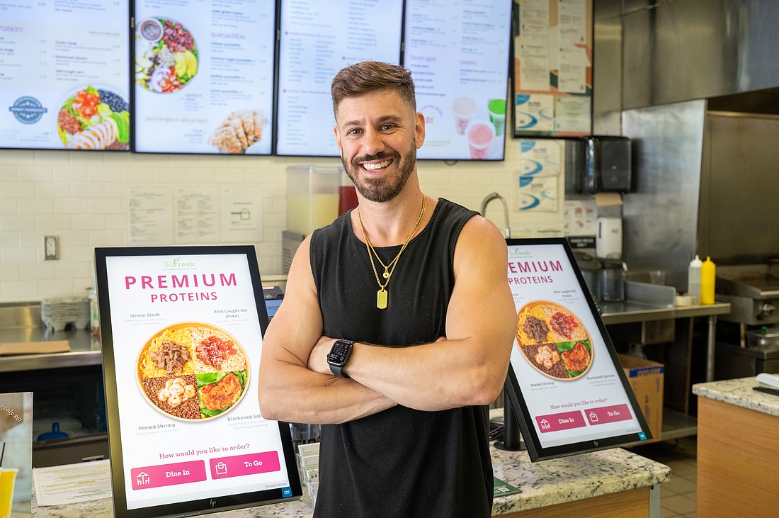 Entrepreneur William Wolf owns four SoFresh locations, in downtown Tampa, Westchase, downtown Sarasota and Lakewood Ranch.