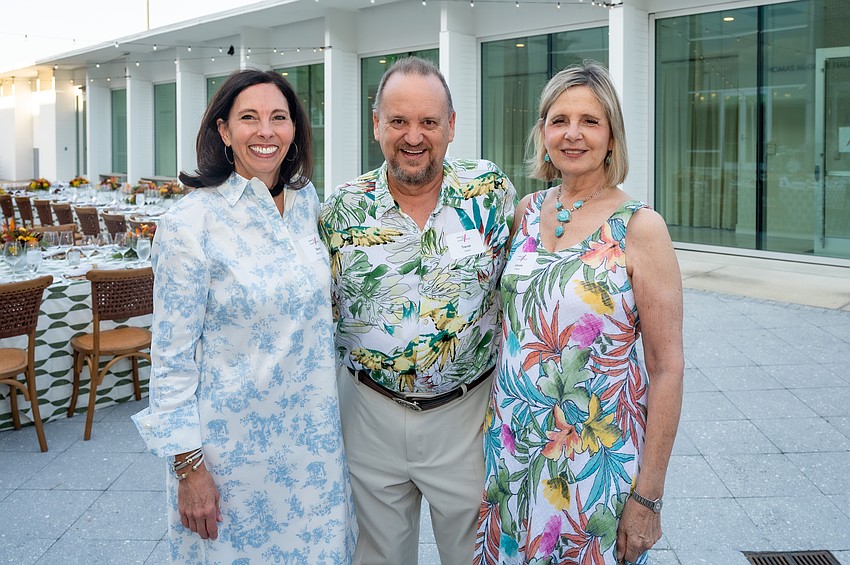 Sara Robinson with Trevor and Laura Odell